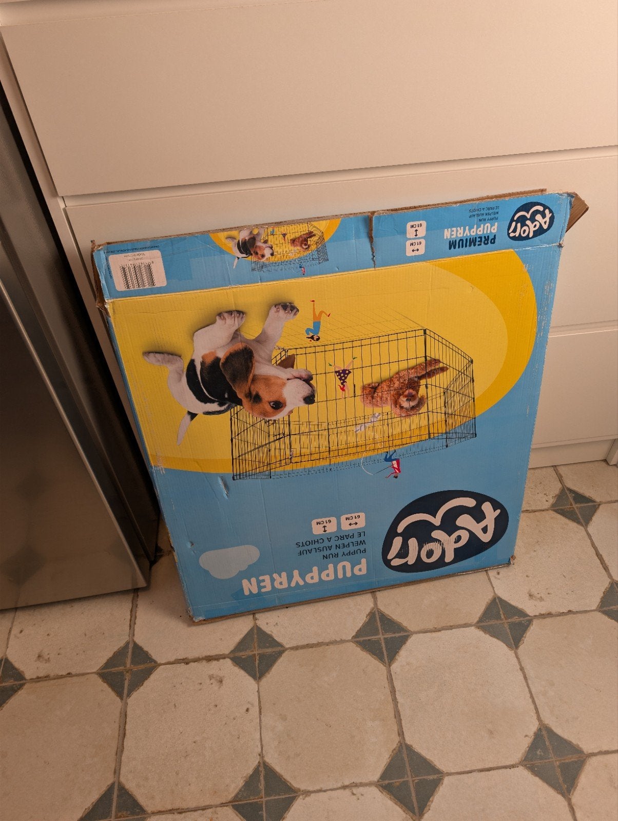 Adori puppyren, Ophalen, Nieuw