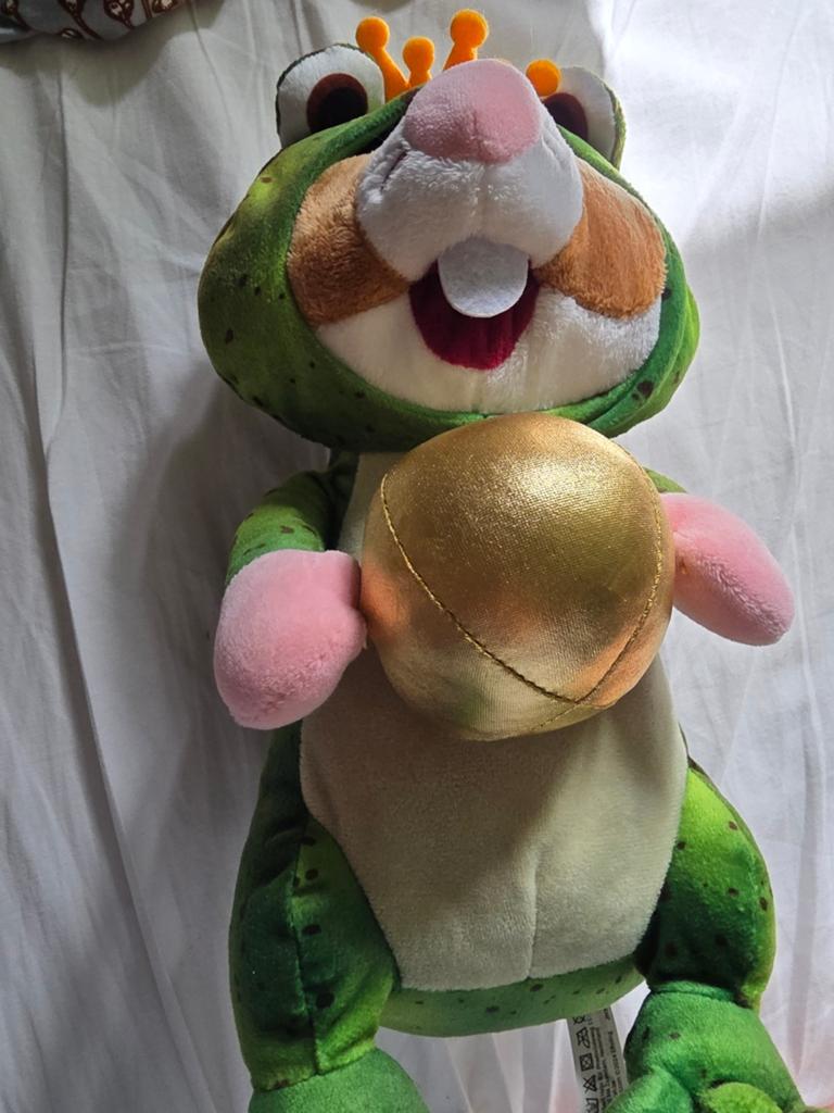 Hamster kikker met gouden bal, Efteling Nieuw, Verzamelen, Efteling, Ophalen of Verzenden, Nieuw