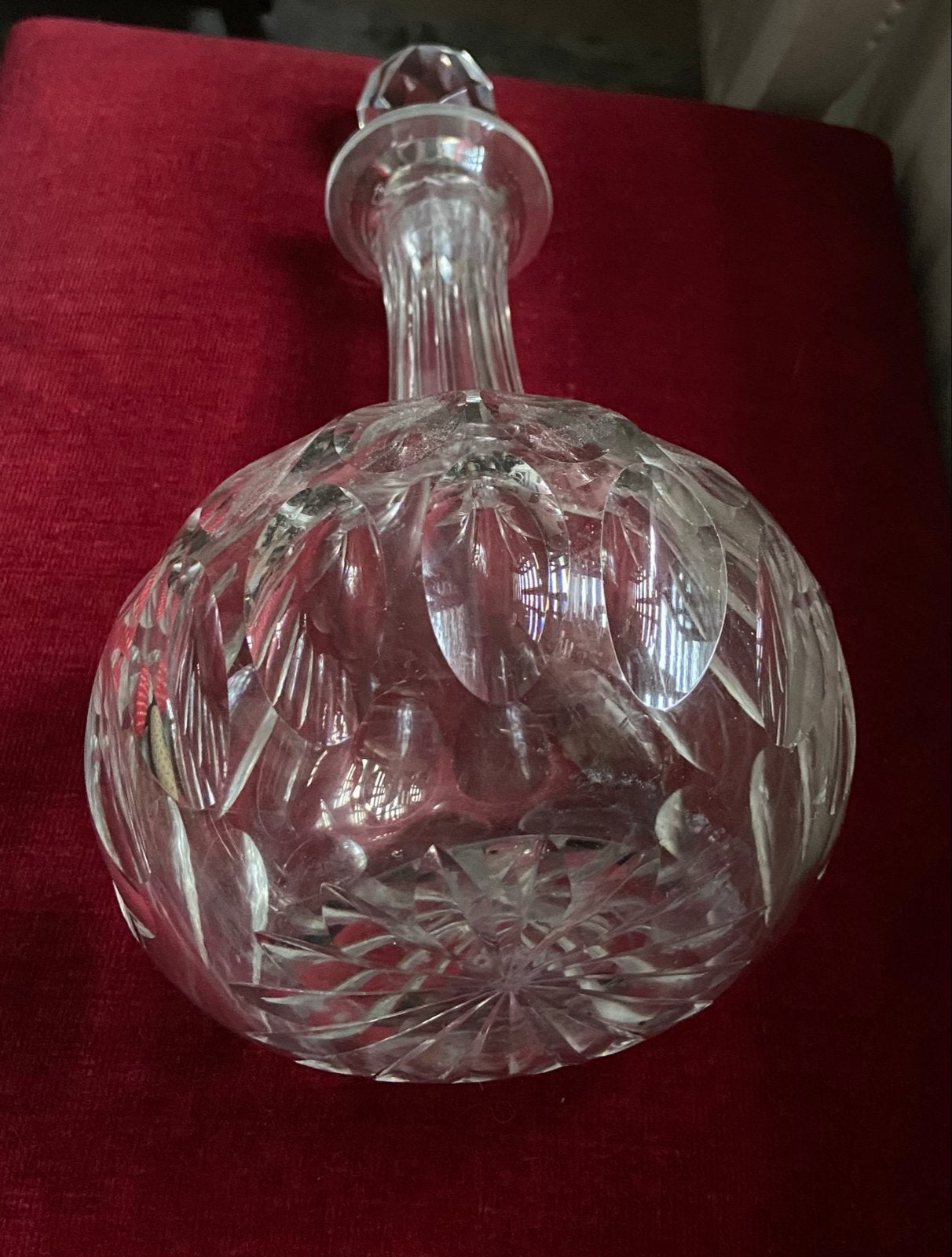 Victoriaanse karaf met bijpassend glas, Ophalen of Verzenden