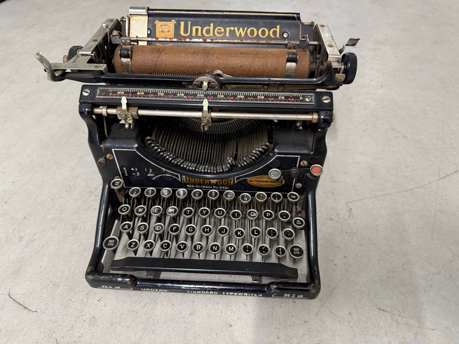 Underwood No. 5 typewriter, Ophalen of Verzenden