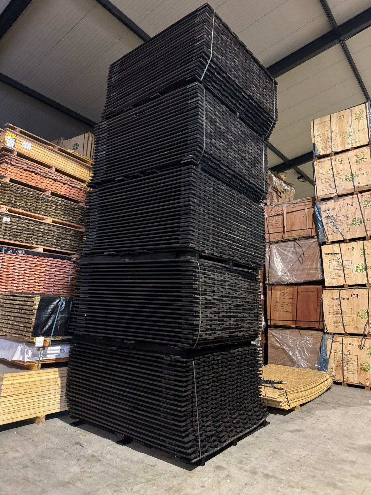 ACTIE!! Zwarte tuinschermen 180x180cm, Tuin en Terras, Ophalen, 150 tot 200 cm, Nieuw, 150 tot 200 cm
