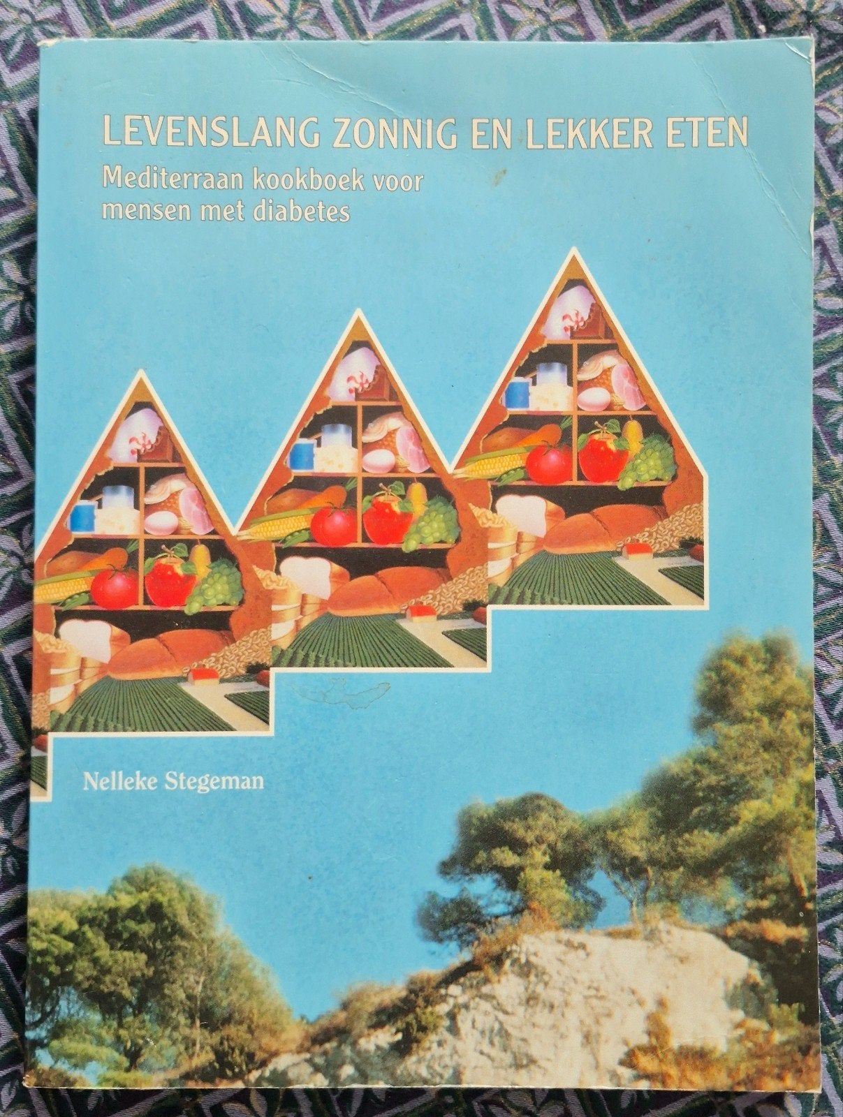 Levenslang Zonnig en Lekker Eten - Mediterraan kookboek, Boeken, Kookboeken, Gelezen, Ophalen of Verzenden, Europa, Gezond koken