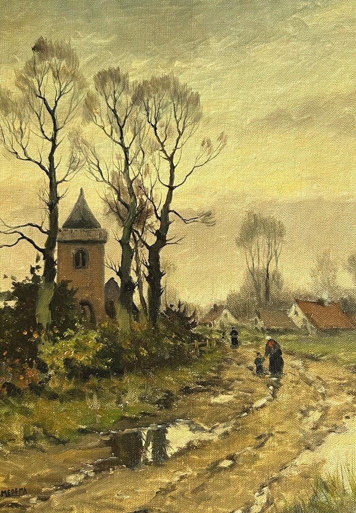 Kerkgangers, Antiek en Kunst, Ophalen of Verzenden