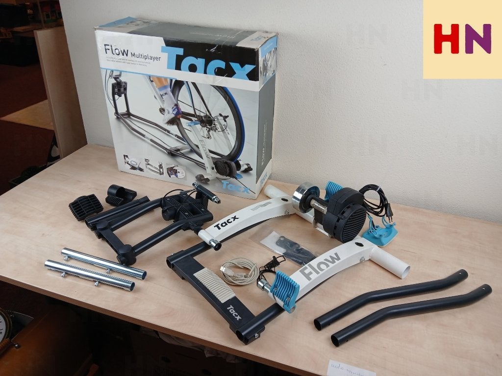 Tacx Flow Multiplayer Fietstrainer (T2220), Sport en Fitness, Wielrennen, Gebruikt, Overige typen, De Schipper 26, 7821 AT Emmen, Nederland
