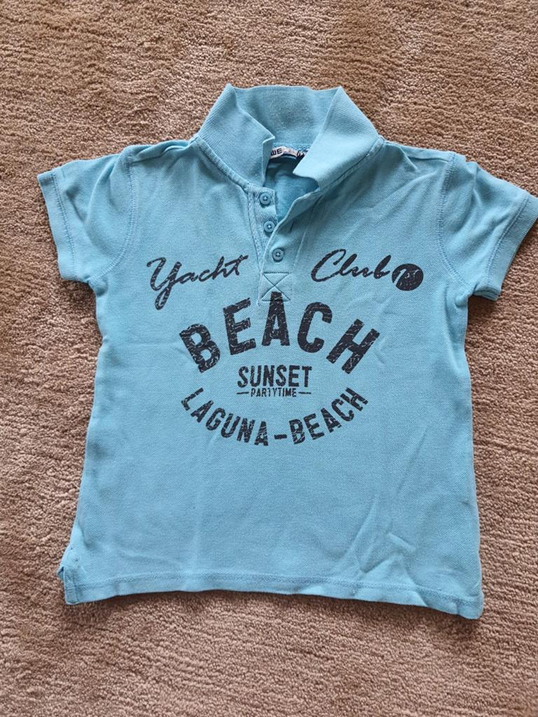 Stoere polo voor jongens, maat 110-116, Gebruikt, WE, Ophalen of Verzenden, Shirt of Longsleeve