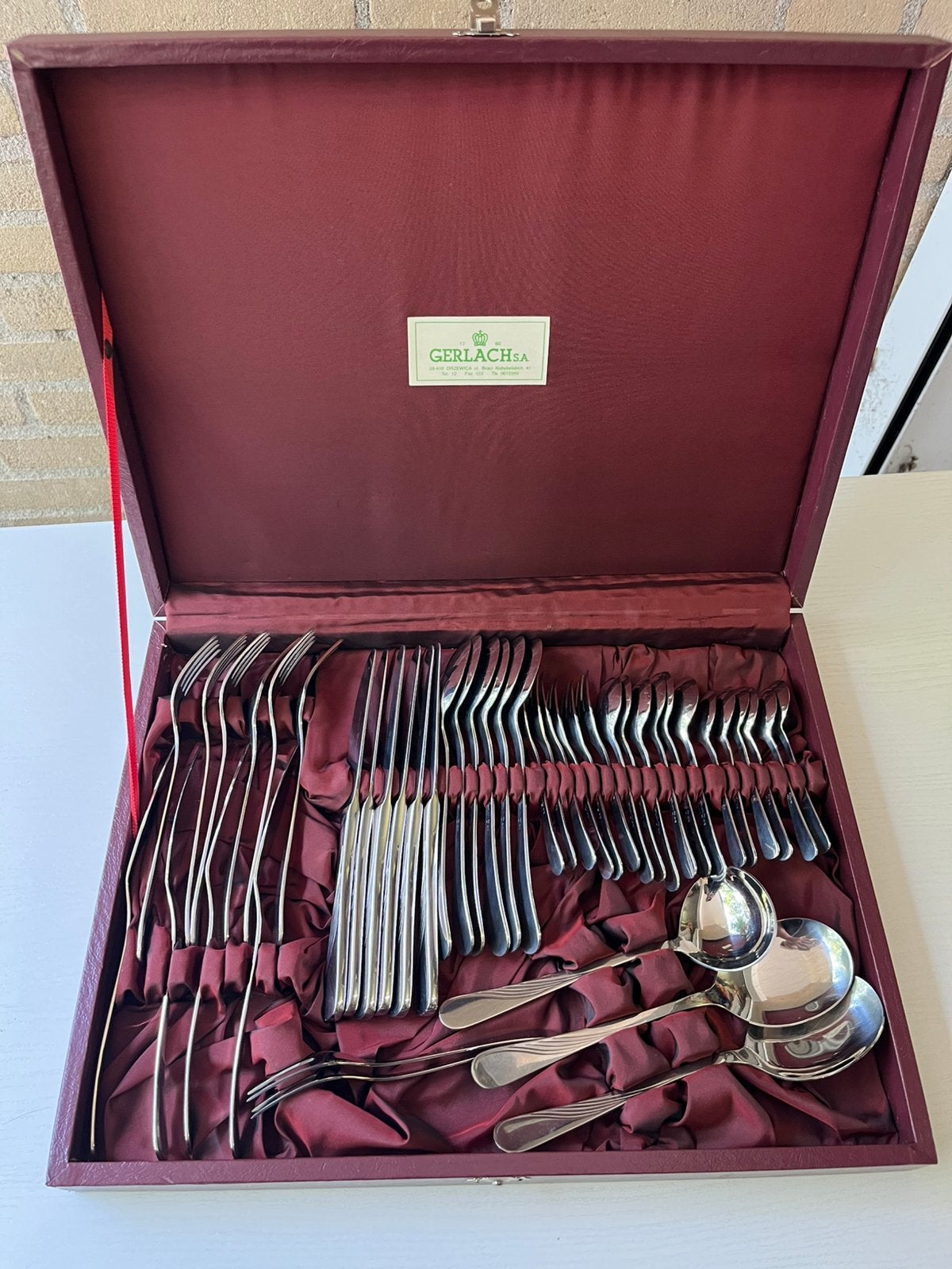 Gerlach S.A. Bestekset – Volledig Compleet & Intact, Ophalen of Verzenden, Zo goed als nieuw, Rvs of Chroom