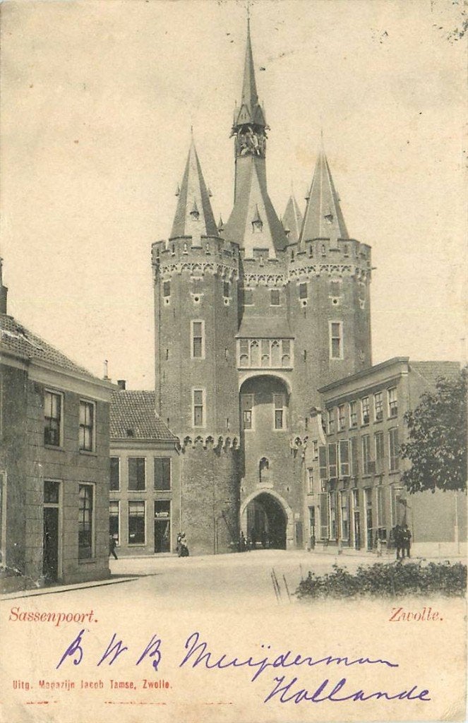 388-169-015 Zwolle Sassenpoort, Ophalen of Verzenden, Voor 1920, Overijssel