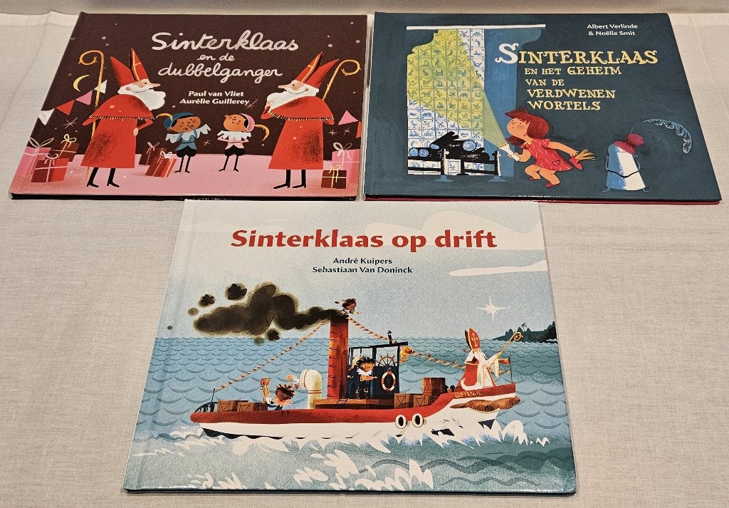3 leuke prentenboeken over sinterklaas, Ophalen of Verzenden, Zo goed als nieuw