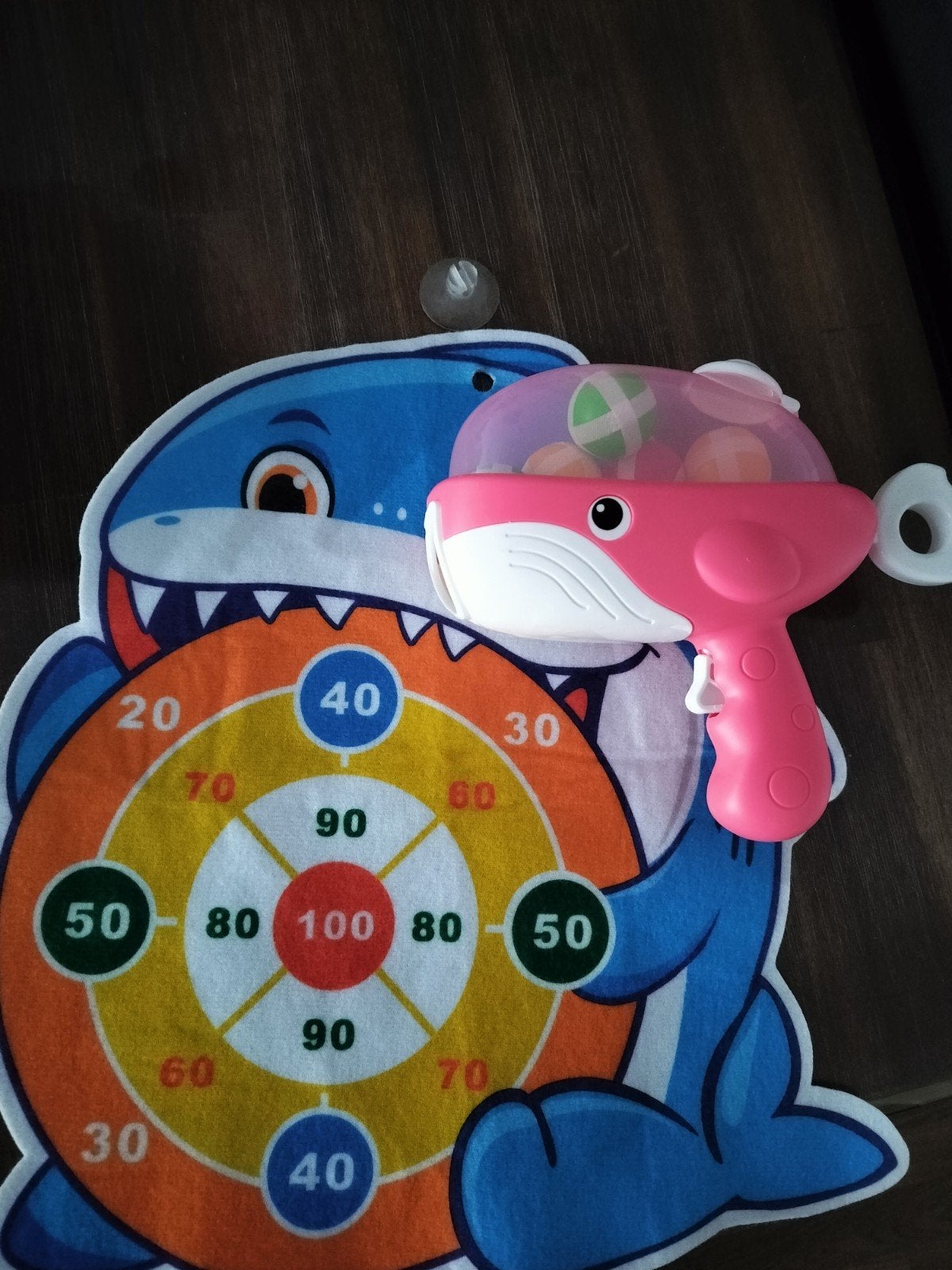 Dartbord met zuignap en schietpistool voor kinderen, Ophalen of Verzenden, Zo goed als nieuw, Jongen of Meisje
