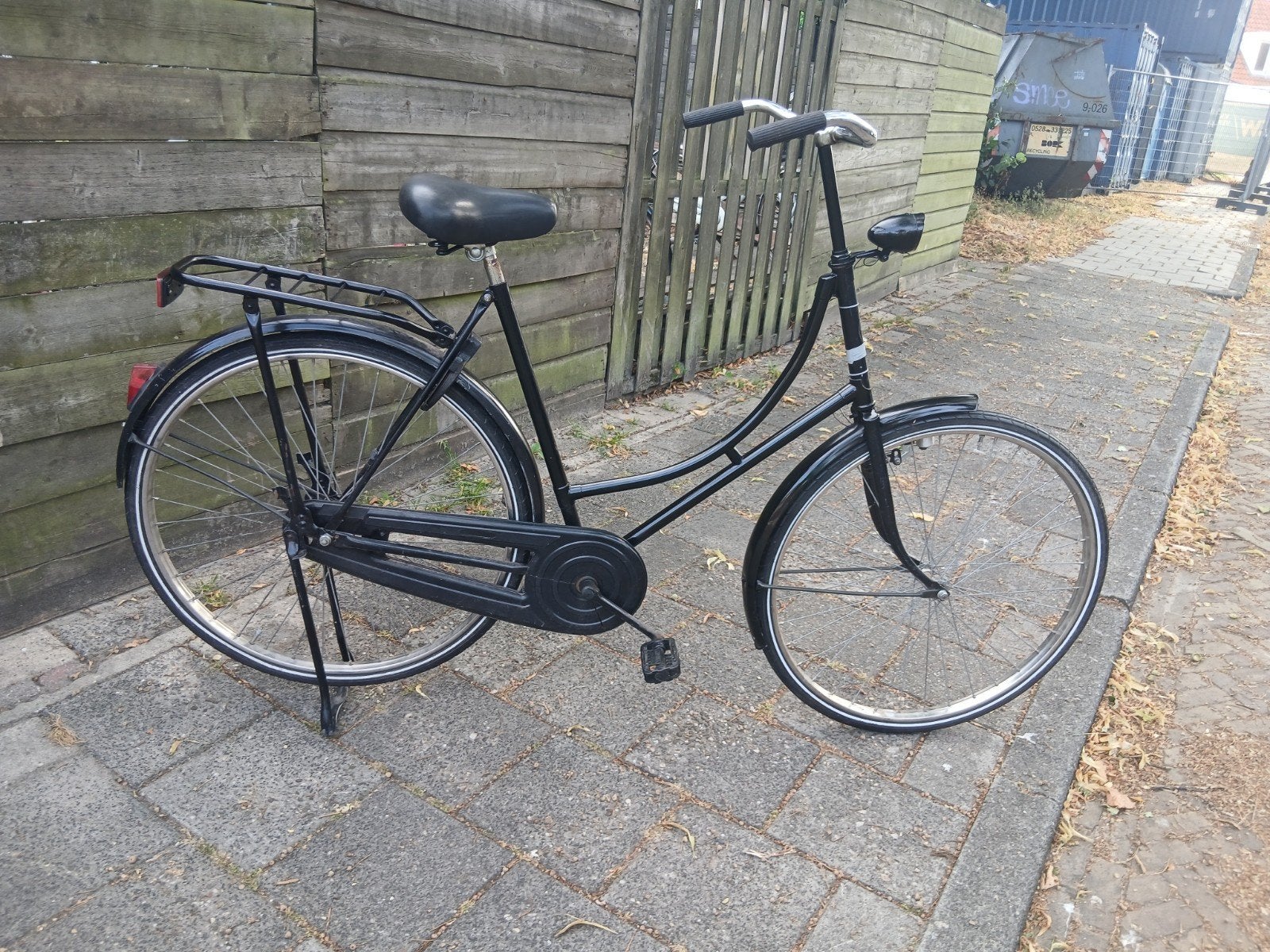 zwart omafiets 28 inch Achter rem, Ophalen, Gebruikt, Terugtraprem