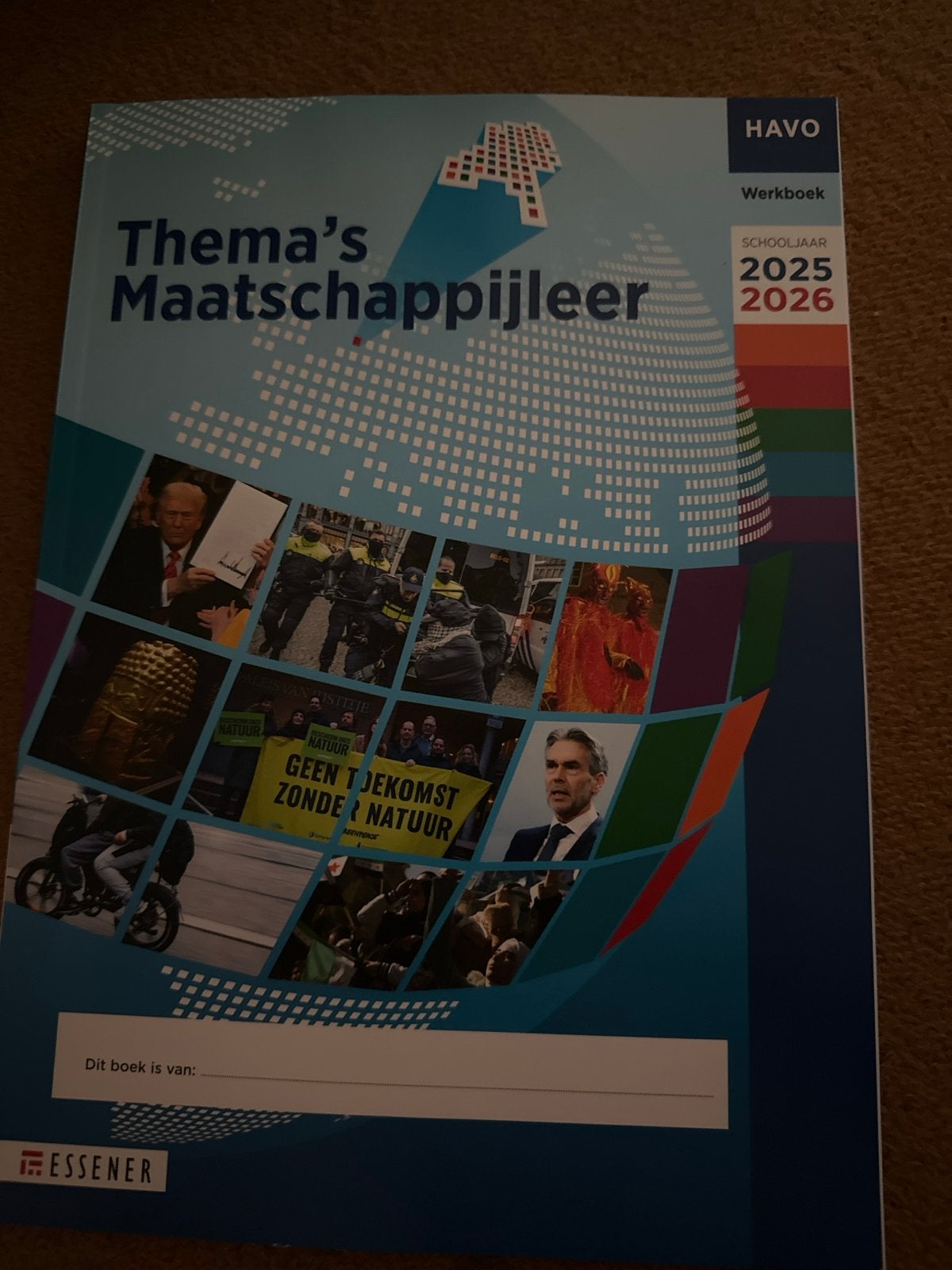 Werkboek Thema's Maatschappijleer HAVO 2025-2026, Boeken, Verzenden, Zo goed als nieuw, HAVO, Maatschappijleer