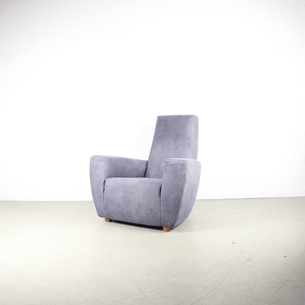 Label Longa Fauteuil Grijs Stof, Niet ingevuld, Zo goed als nieuw, Niet ingevuld, Niet ingevuld