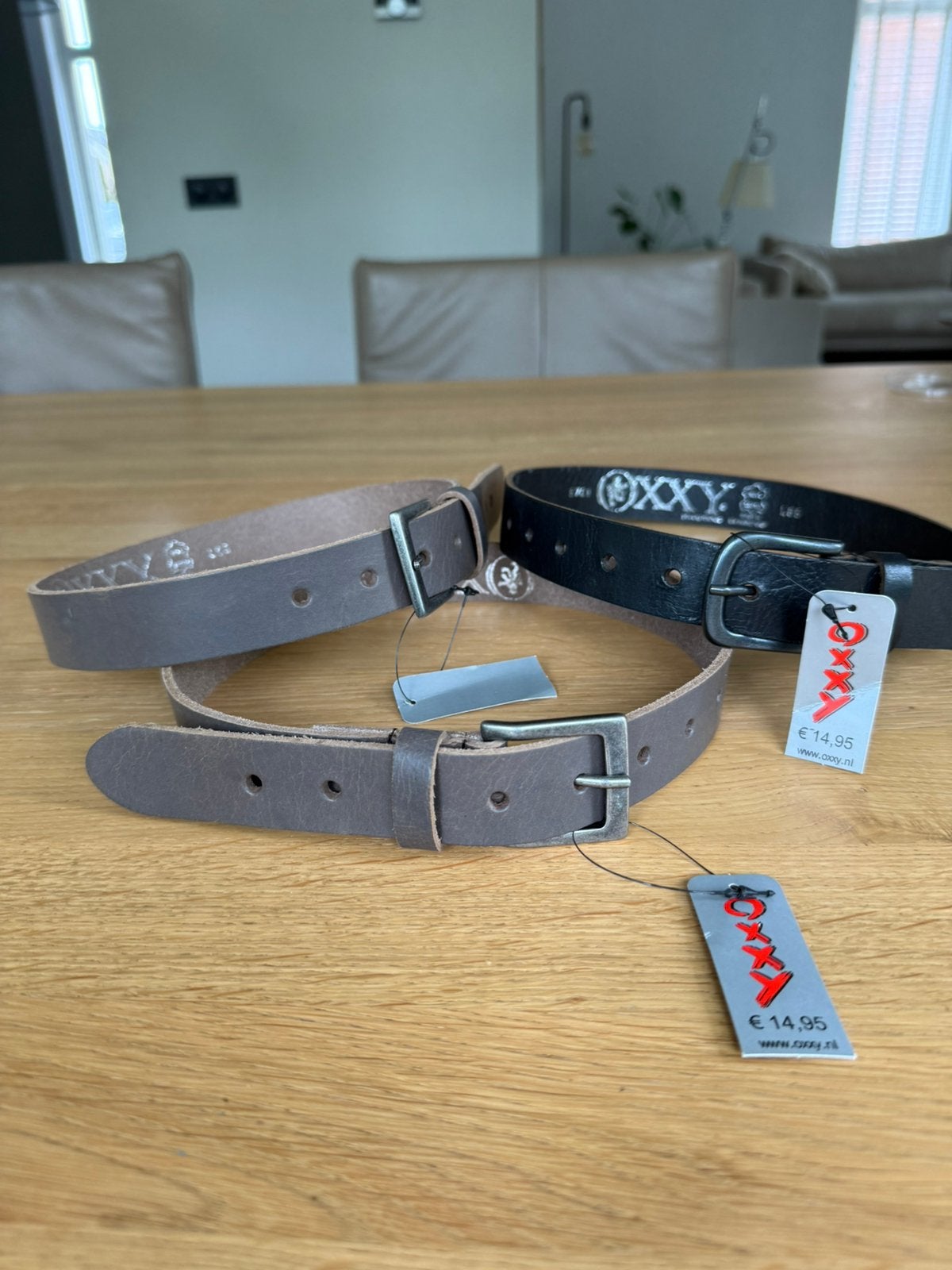 Riem kinderen, Bruin, Echt leder, Ophalen of Verzenden, Riem of Ceintuur