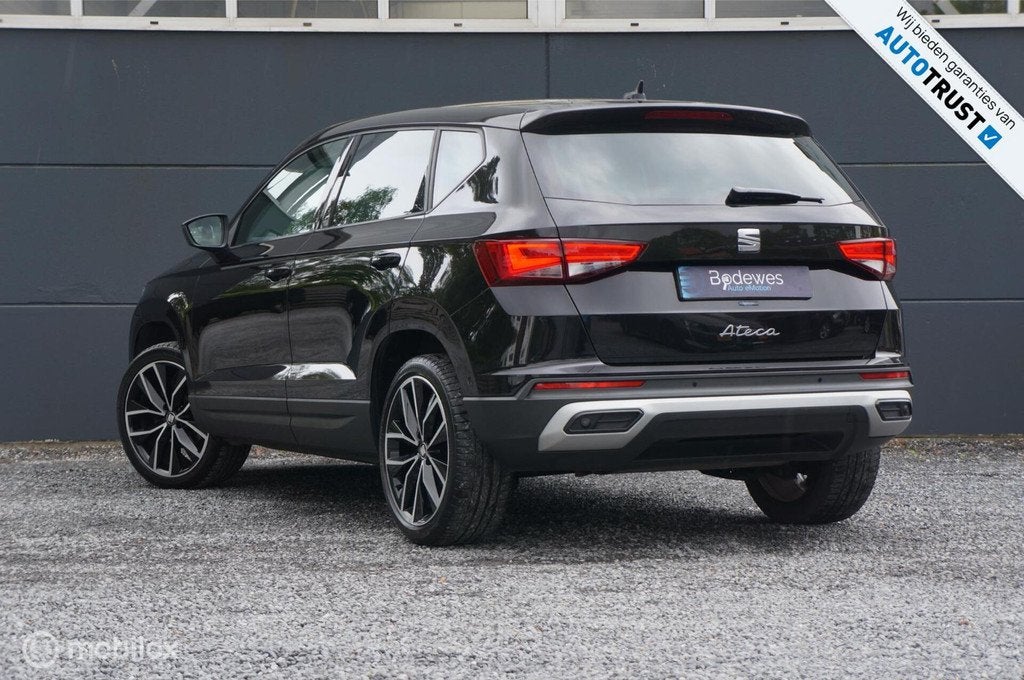 Seat Ateca 1.5 TSI Style DSG Business Intense Apple Android, Auto's, Seat, 4 cilinders, Ateca, Zwart, Bedrijf