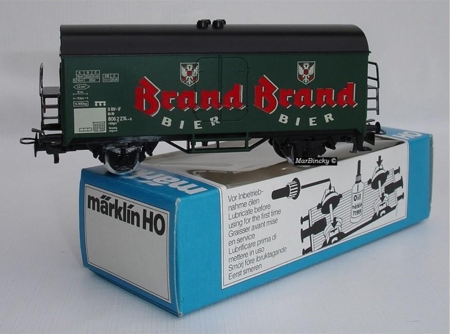 Märklin 4415 Brand Bier Koelwagen NL !, Wisselstroom, Ophalen of Verzenden, NS, Märklin