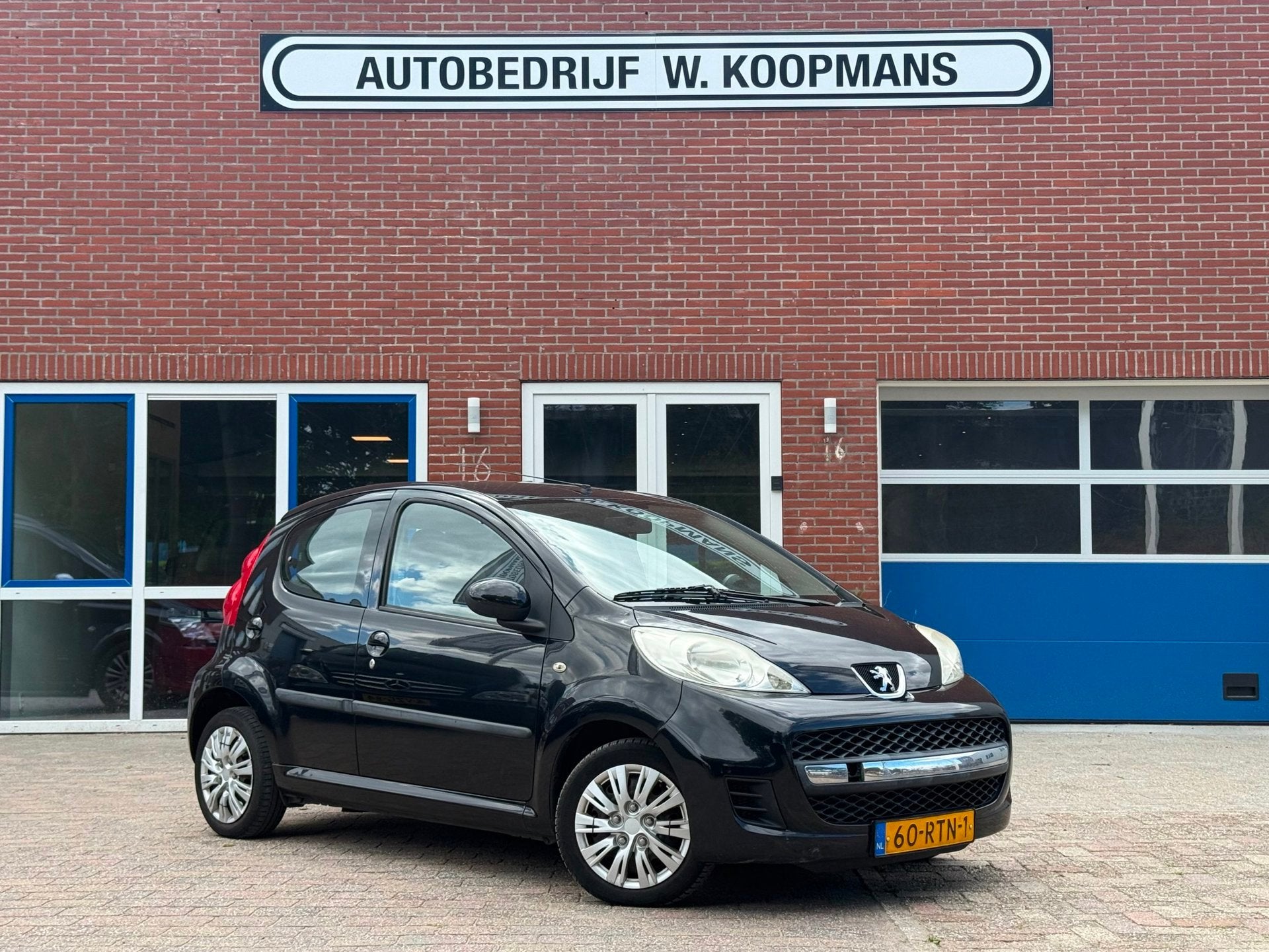 Peugeot 107 1.0-12V XS, Auto's, Euro 5, Stof, Gebruikt, Zwart