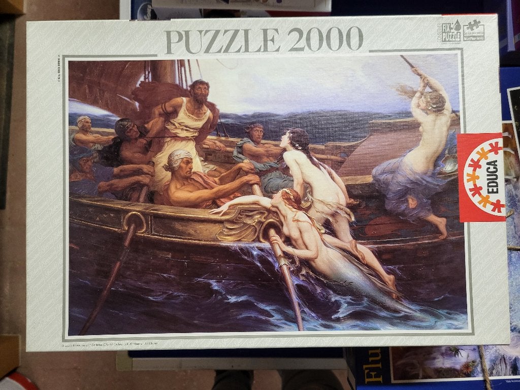 Puzzel Educa 2000 stuks, Hobby en Vrije tijd, Denksport en Puzzels, Ophalen, Meer dan 1500 stukjes, Gebruikt, Legpuzzel