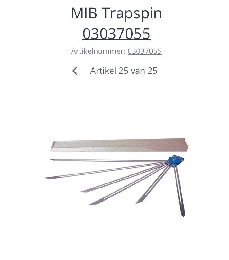 Professionele trapspin, Ophalen of Verzenden, Zo goed als nieuw