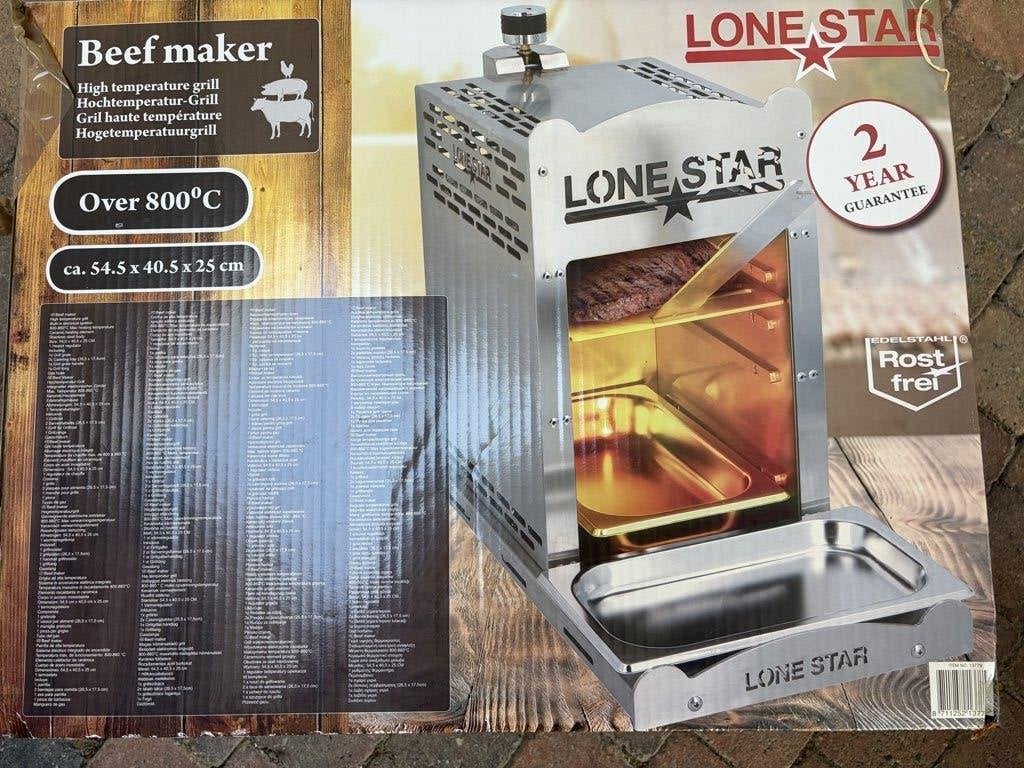 Lonestar - Hoge Temperatuur Grill / Gasbarbecue, Ophalen, Nieuw, Overige
