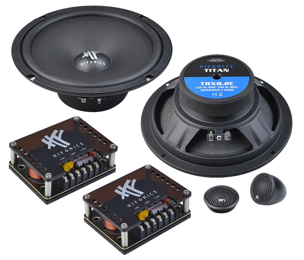 Hifonics TITAN TRX8.2C 200mm( 8'' )Component set / speakers, Audio-design, Nieuw, Am Breilingsweg 3, 76709 Kronau, Duitsland, Ophalen of Verzenden