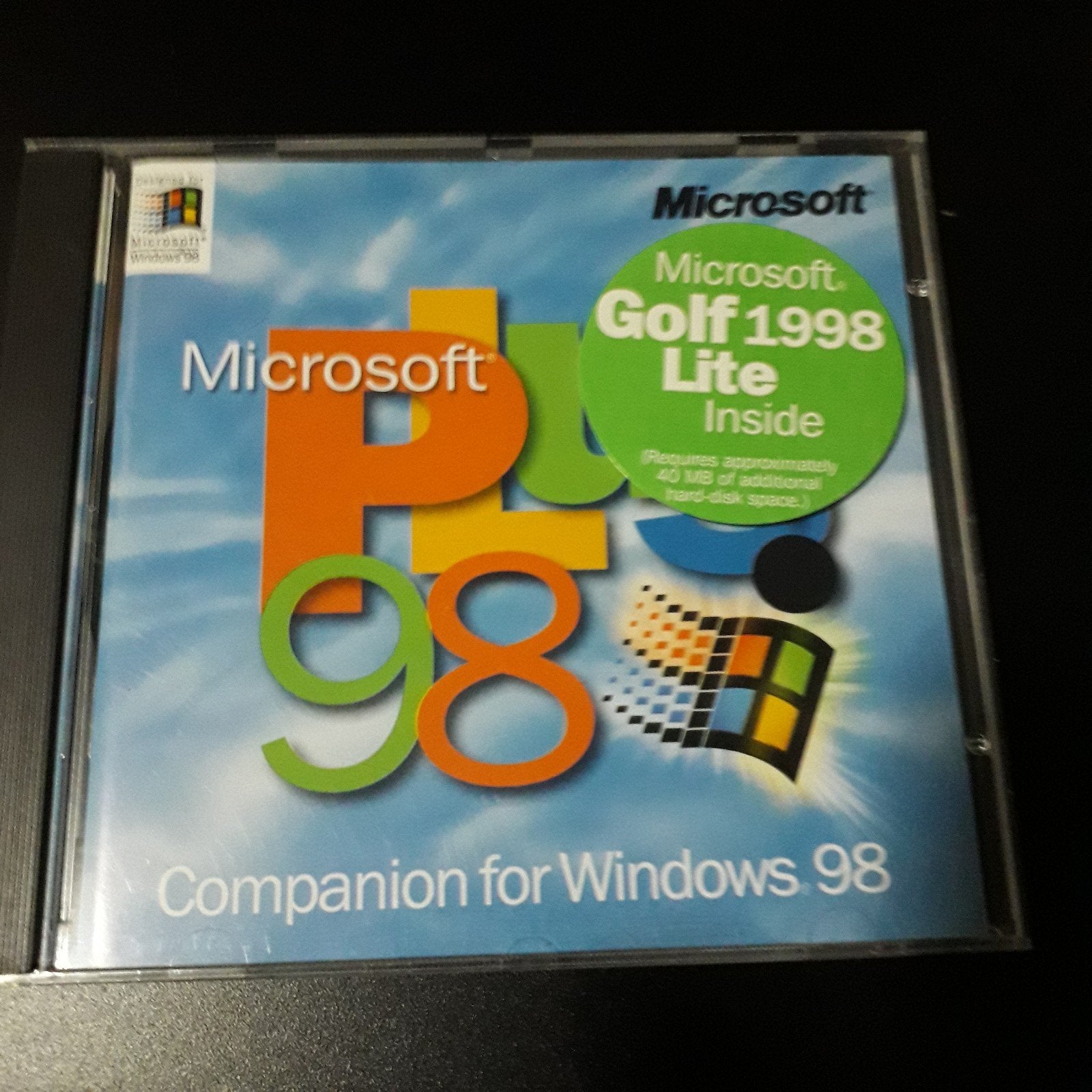 Zeer zeldzame Microsoft Plus! 98 CD - Companion for Windows, Computers en Software, Besturingssoftware, Ophalen, Windows
