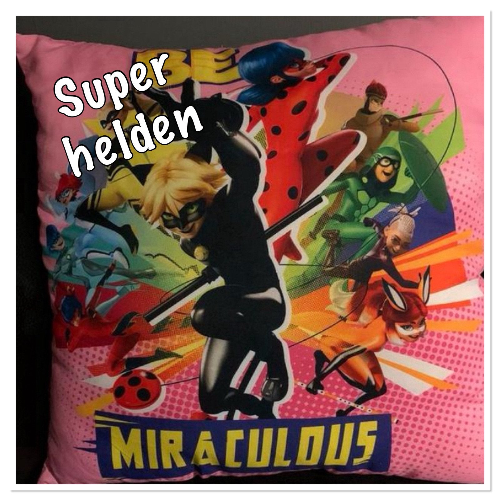 Super Helden Kussen, Ophalen of Verzenden, Nieuw, Meerkleurig, Vierkant