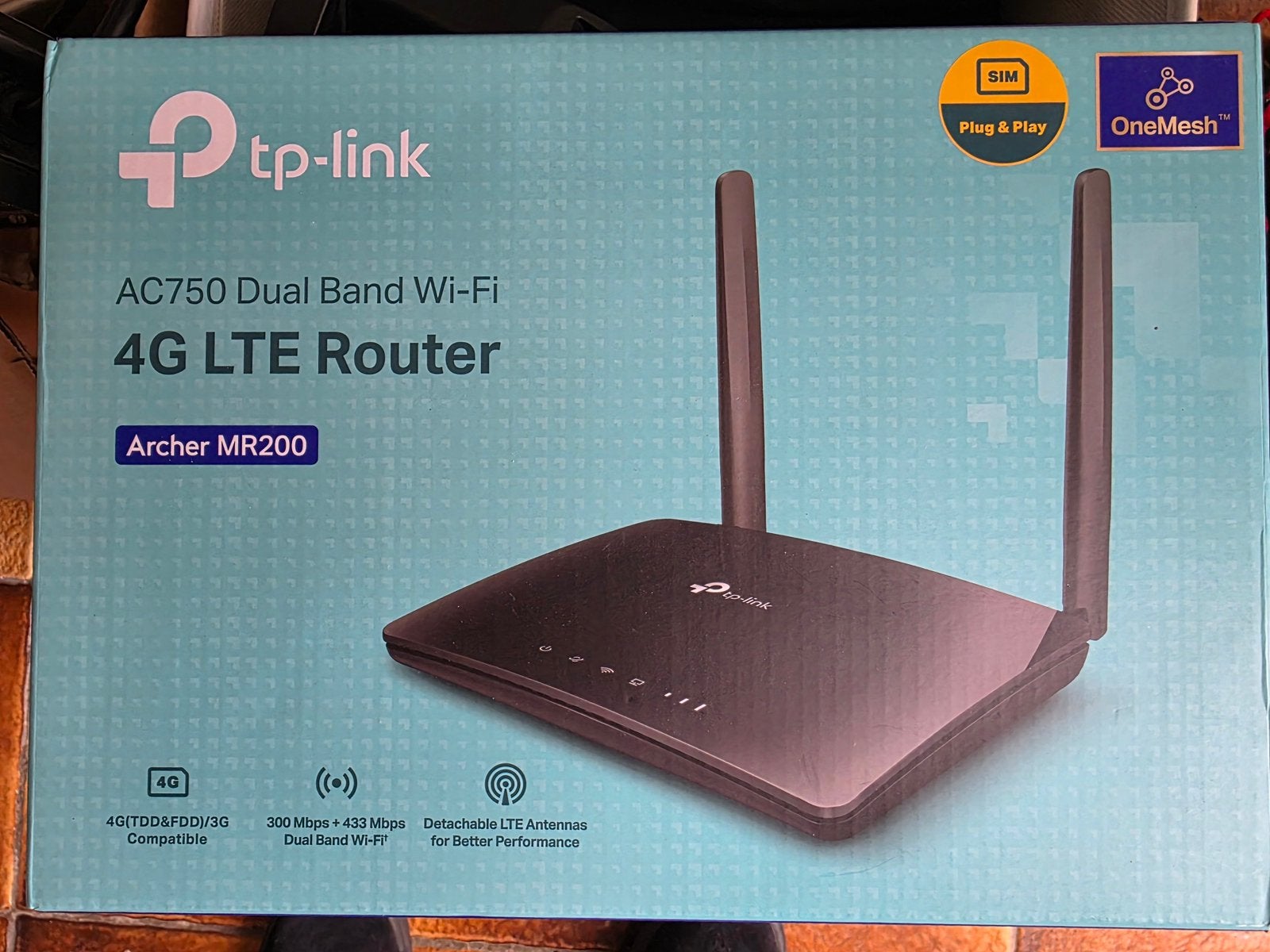 TP-Link Archer MR200 4G LTE WiFi Router AC750, Ophalen, Zo goed als nieuw