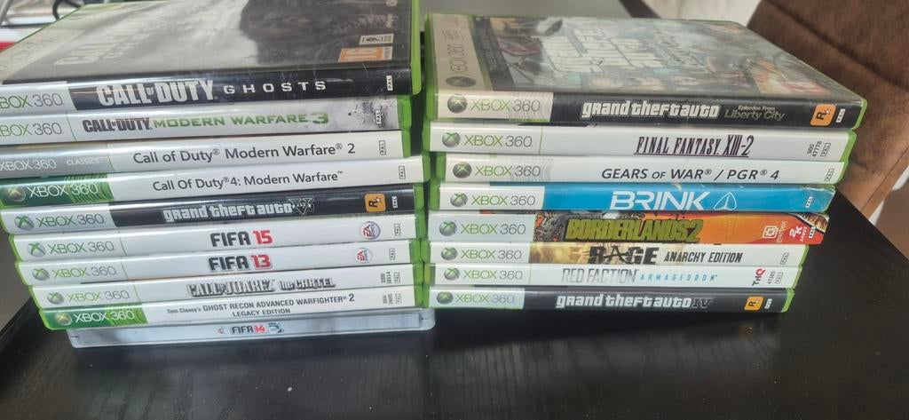 18 Xbox 360 games, 1 speler, Ophalen, Zo goed als nieuw, Vanaf 18 jaar