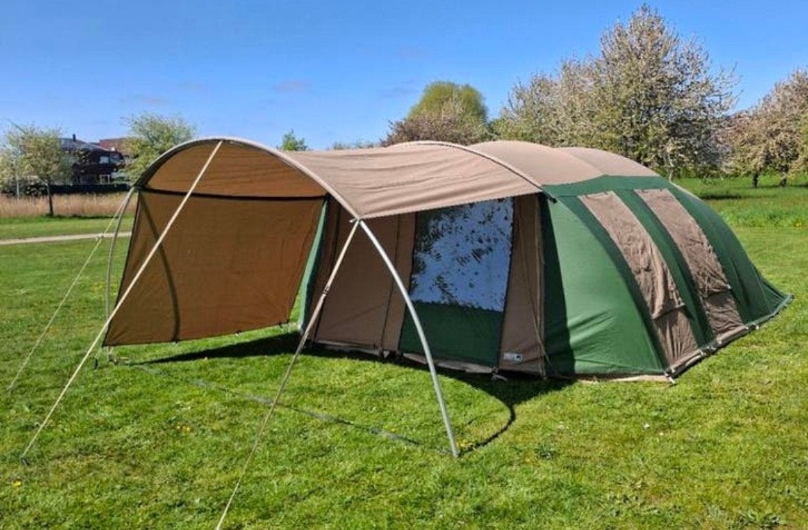 Falco 6-persoons tent met luifel. In goede staat., Ophalen, Gebruikt, Tot en met 6