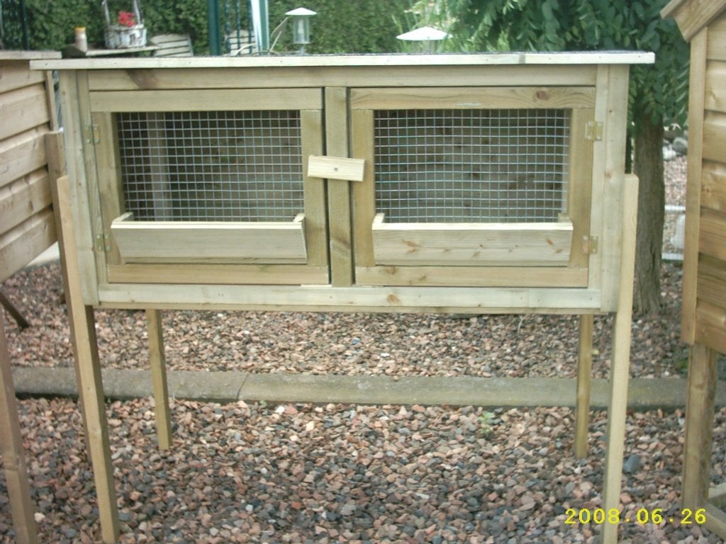 konijnenhok, Ophalen, Gebruikt, 90 cm of meer, Hok