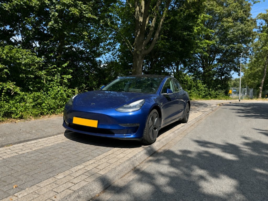 Tesla Model 3 Long Range AWD (met CPO Tesla garantie), Automaat, 1831 kg, Zwart, Blauw