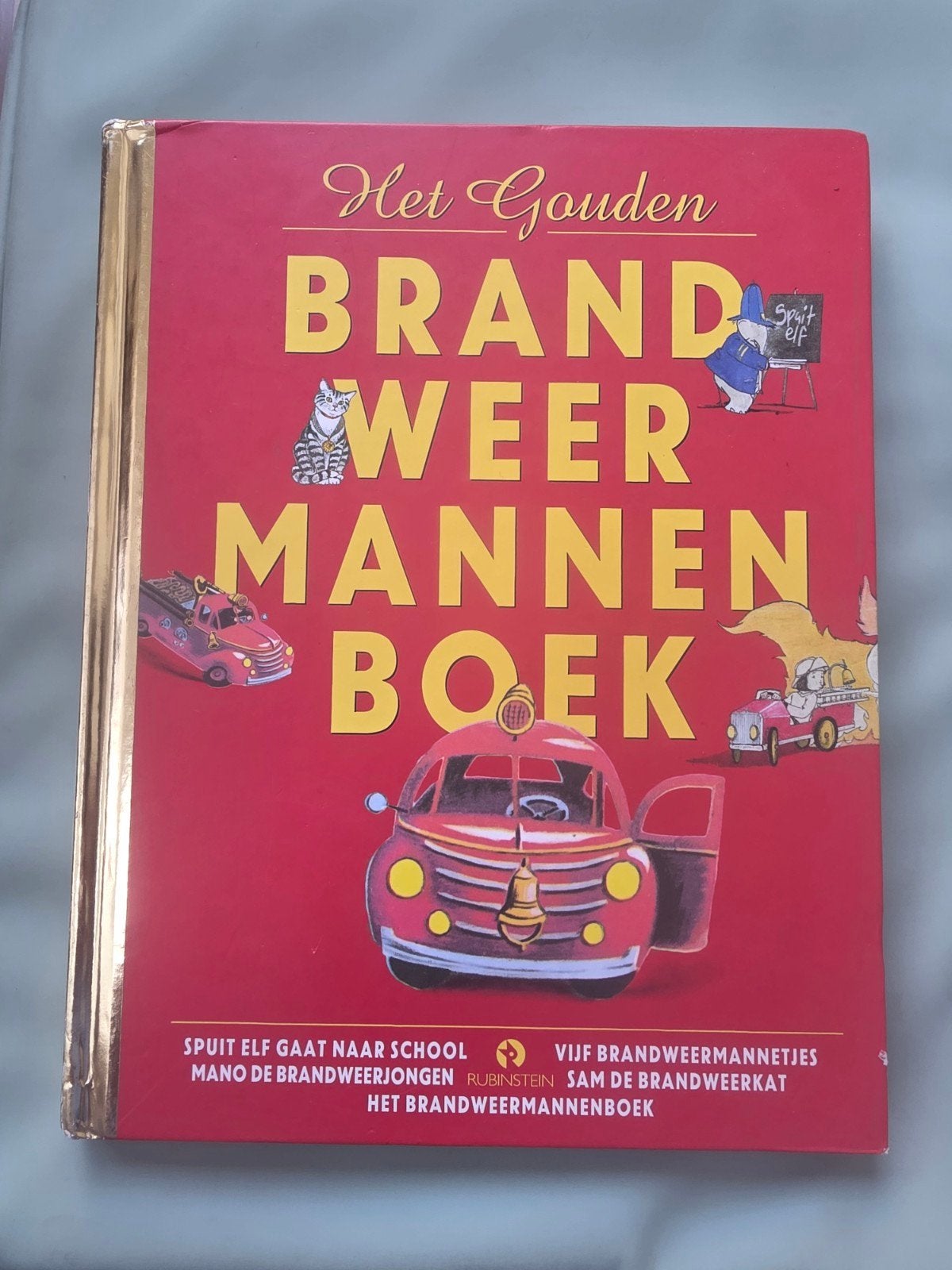 Het Gouden Brandweermannenboek - Spannende Verhalen, Ophalen of Verzenden, Gelezen, Diverse auteurs, Fictie algemeen