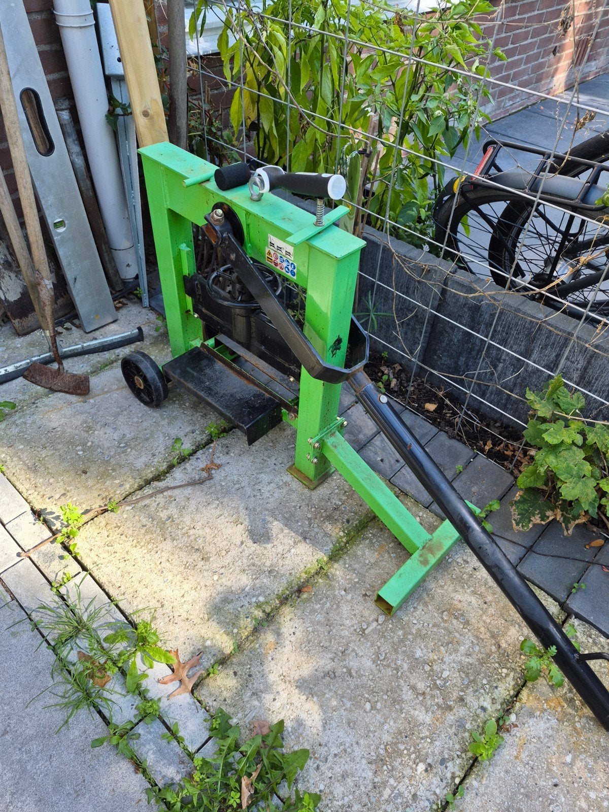 Klinkerknipper - Handig gereedschap voor bestrating, Ophalen of Verzenden, Gebruikt