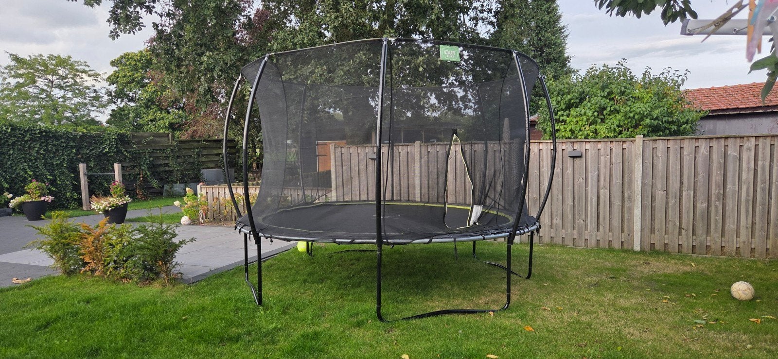 Exit trampoline met veiligheidsnet, Ophalen, Gebruikt