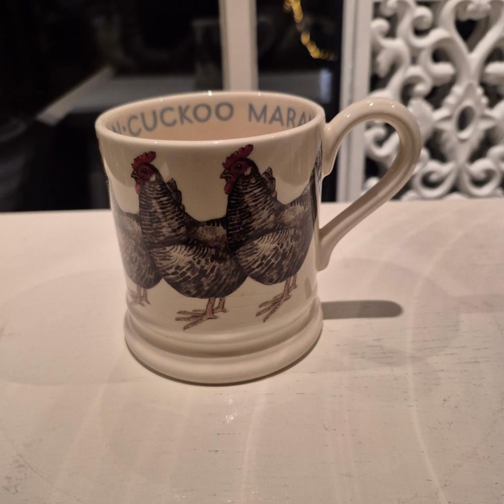Emma Bridgewater mok 0.5 1/2pt Cuckoo Maran kip nieuw, Nieuw, Ophalen of Verzenden, Overige stijlen, Kop(pen) en/of Schotel(s)