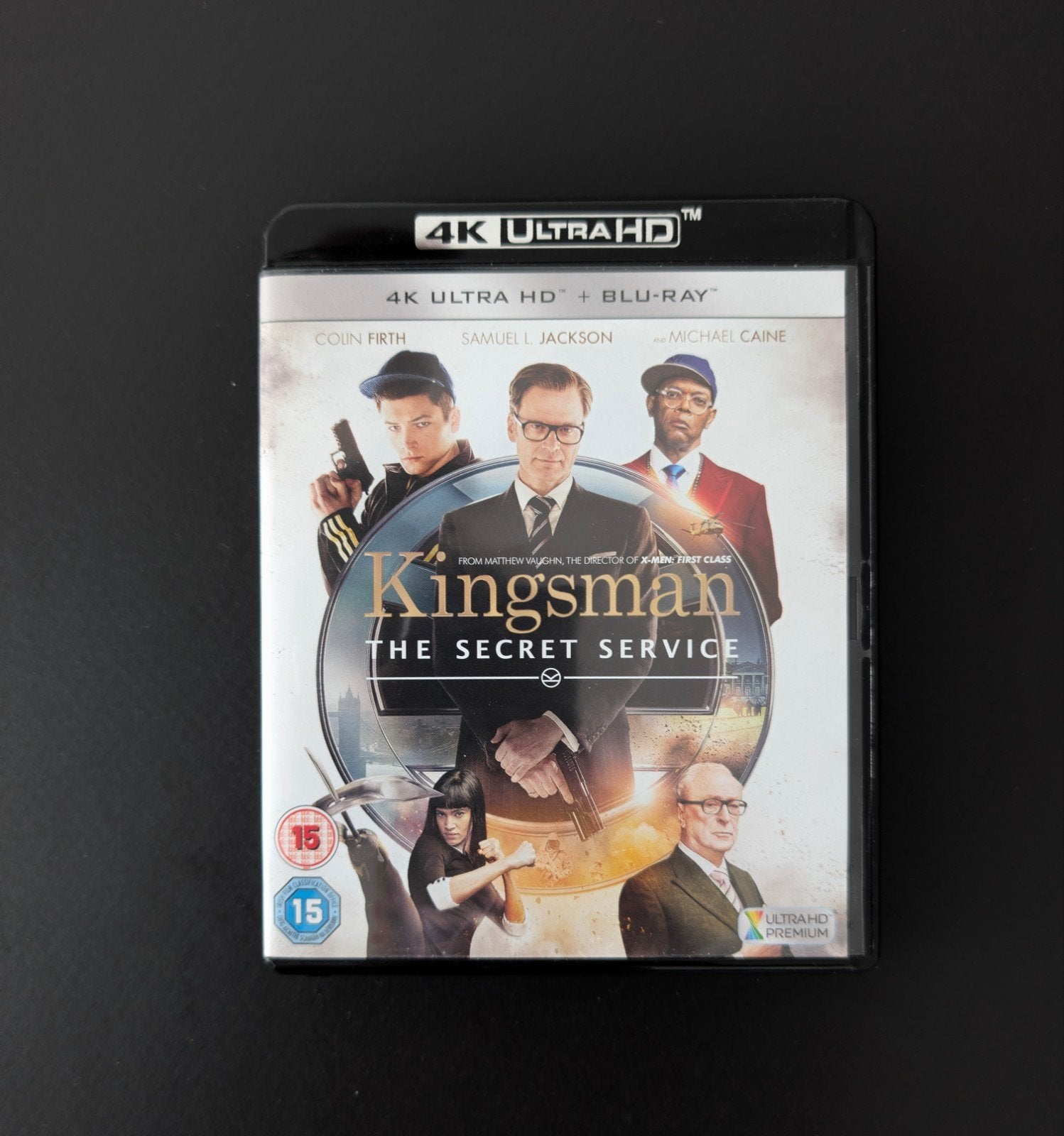 Kingsman: The Secret Service 4K Ultra HD + Blu-ray, Ophalen of Verzenden, Zo goed als nieuw, Actie, Boxset