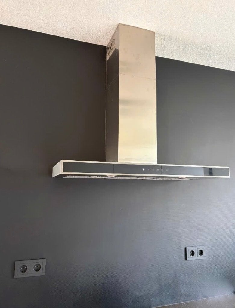 Afzuigkap IKEA 90 cm, Witgoed en Apparatuur, Afzuigkappen, Ophalen, Gebruikt, Wandschouwkap, Motor