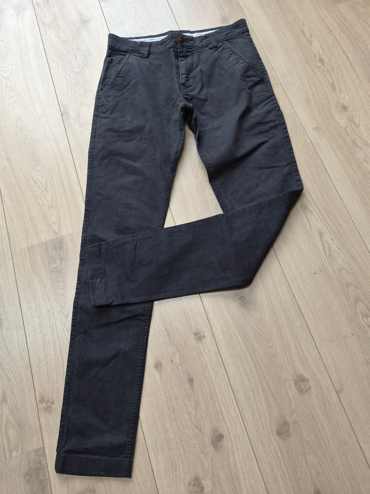 Tommy Jeans katoenen herenbroek, Ophalen of Verzenden, Zo goed als nieuw, Zwart