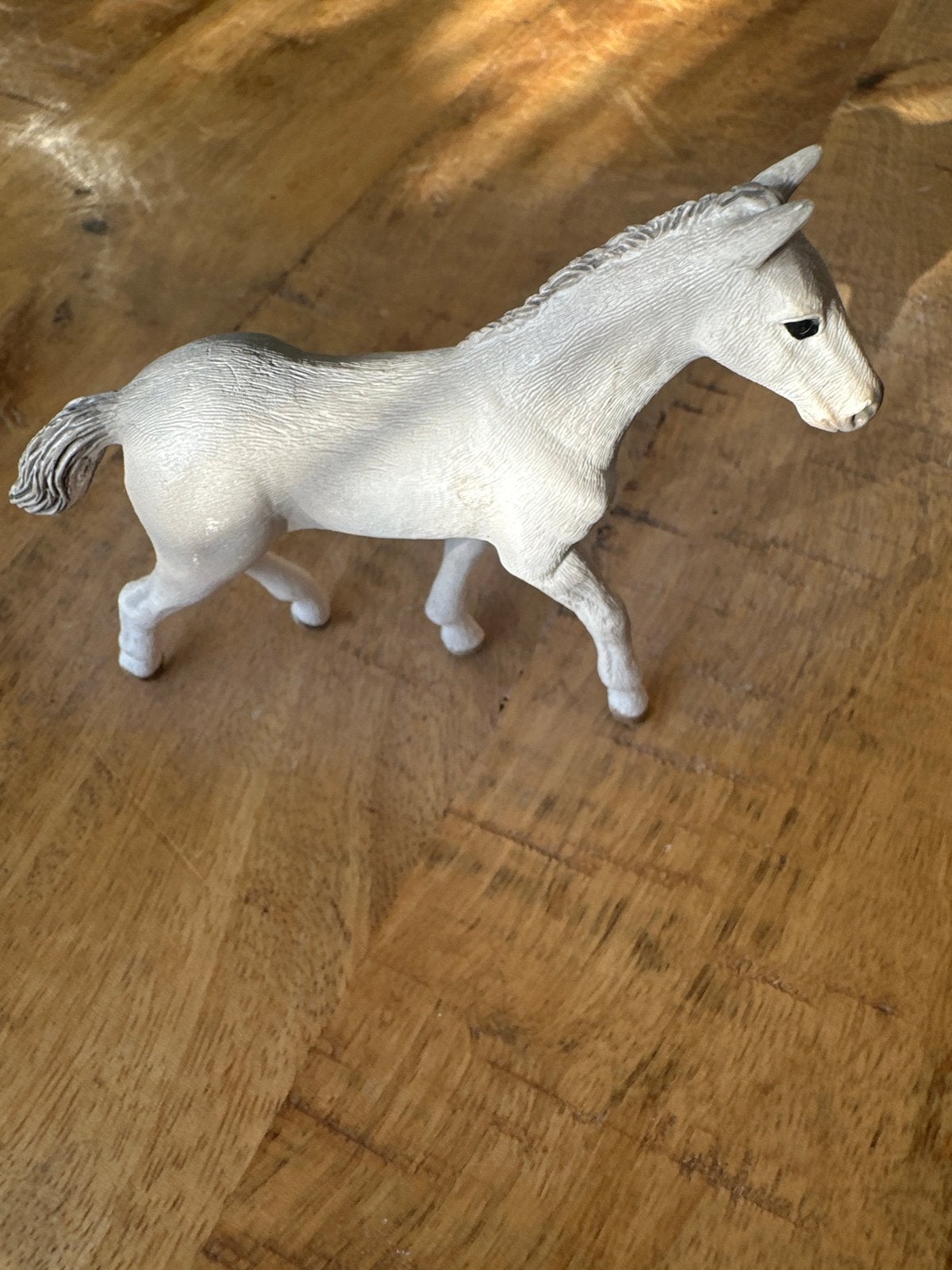 Schleich paard veulen wit/grijs (2017), Ophalen of Verzenden, Gebruikt
