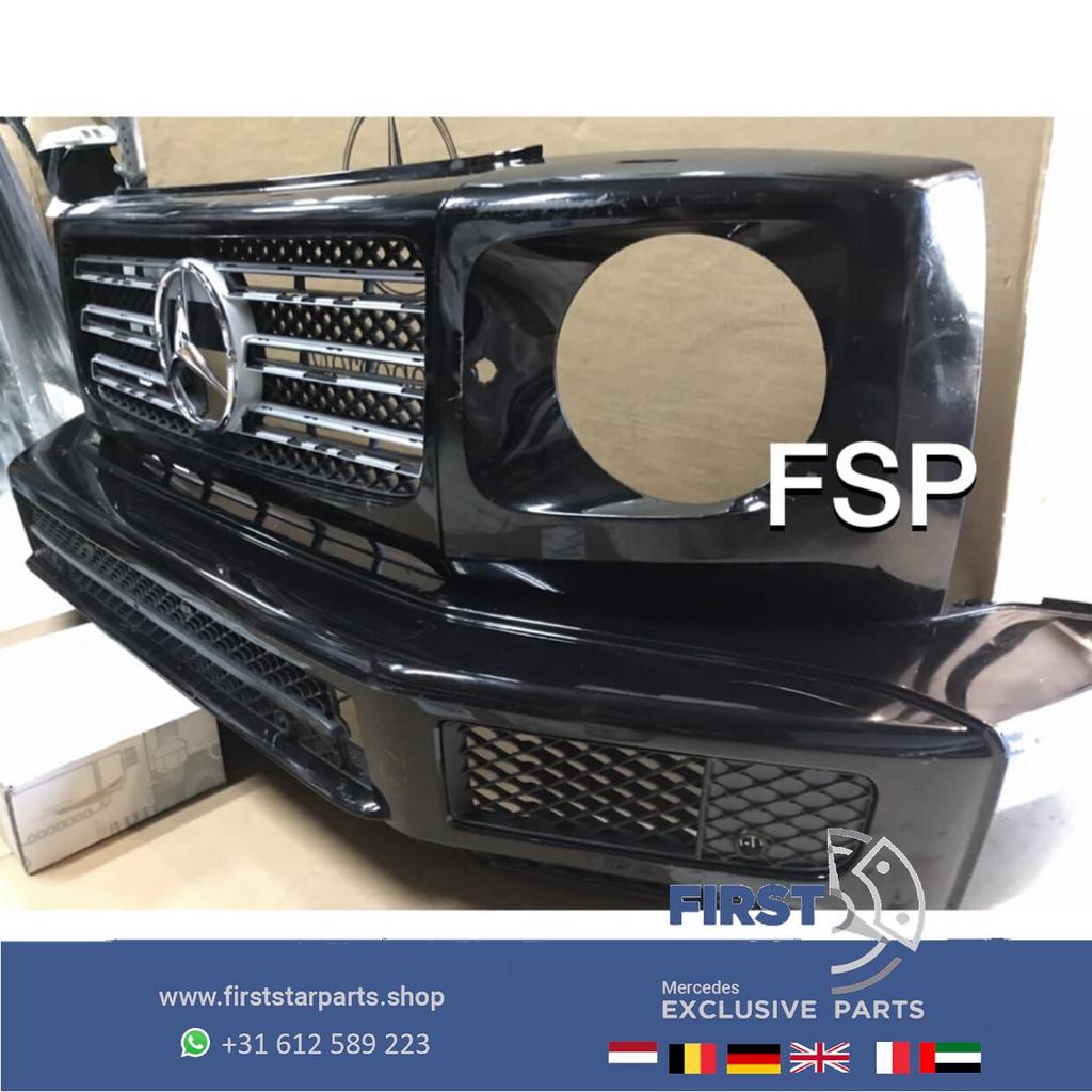 W463 G KLASSE AMG VOORBUMPER ZWART origineel Mercedes AMG 63, Auto-onderdelen, Carrosserie en Plaatwerk, Gebruikt, -, Voor, Ophalen of Verzenden