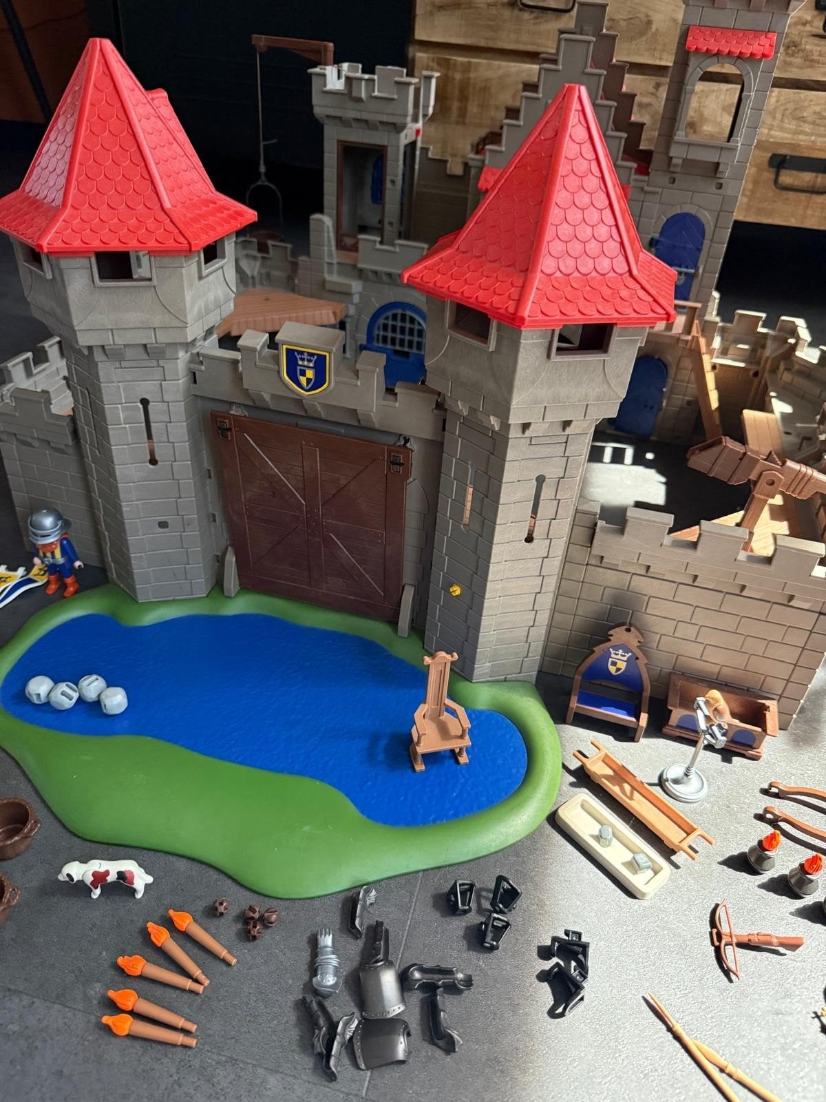 Playmobil - Groot Ridderkasteel / Koningskasteel, Ophalen of Verzenden, Zo goed als nieuw