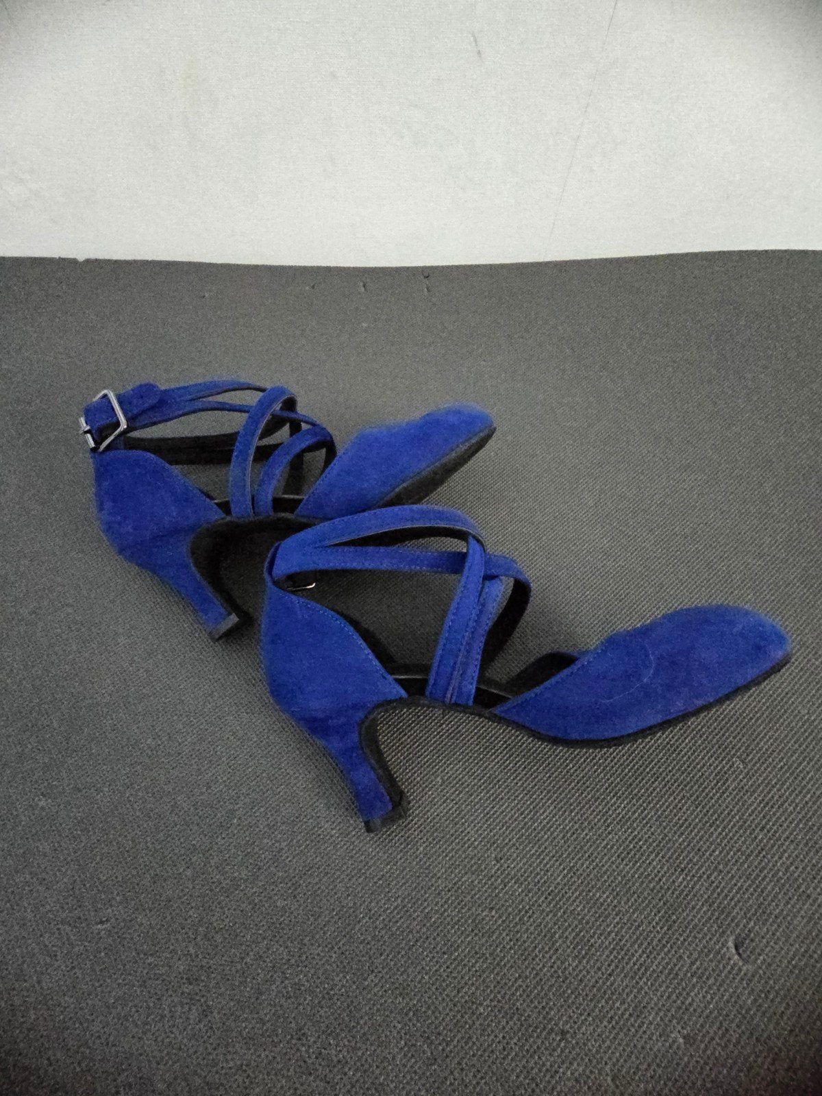Blauwe dansschoenen met bandjes mt 36, Kleding | Dames, Schoenen, Blauw, Dansschoenen, Ophalen of Verzenden, Onbekend