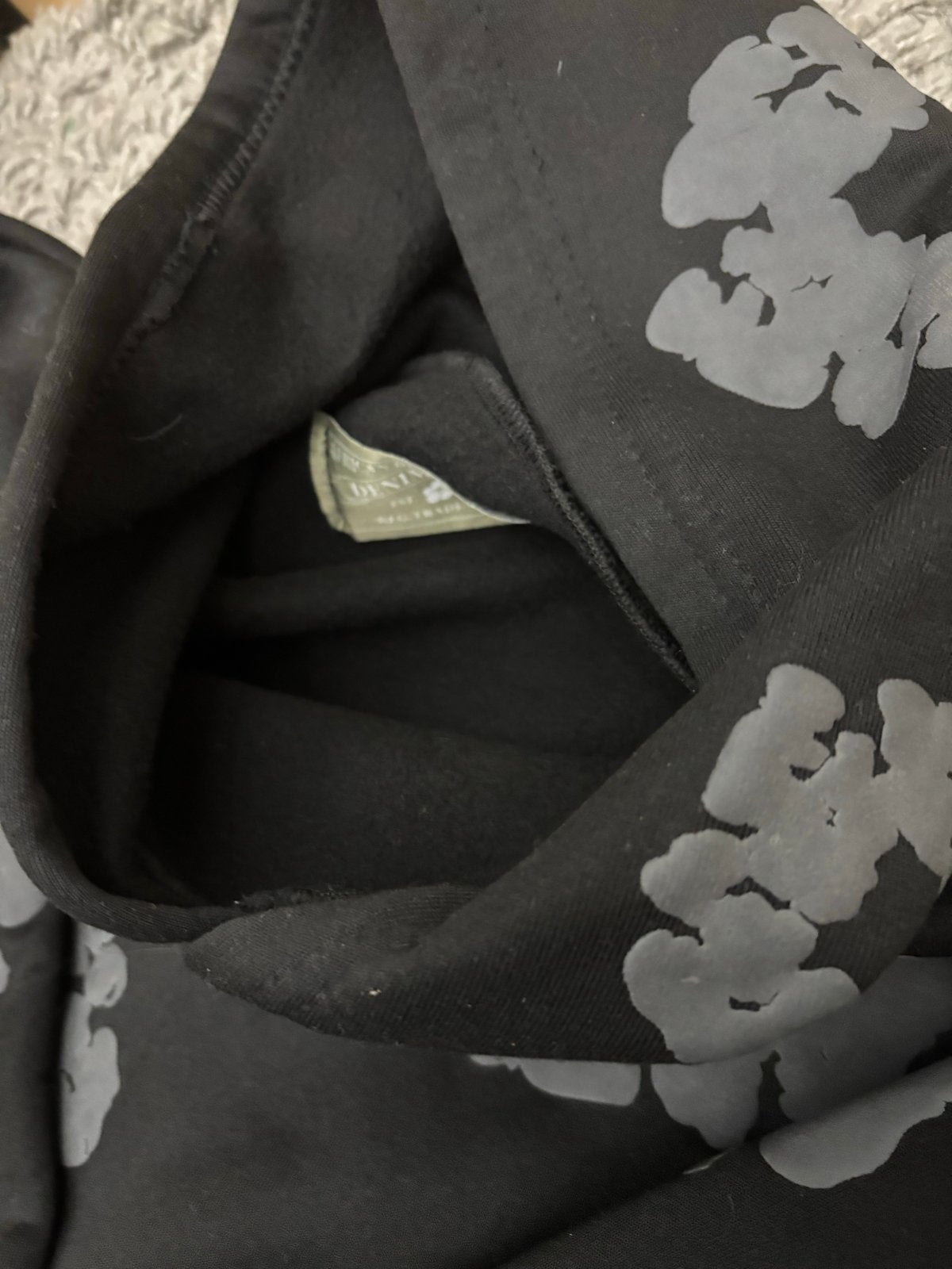 Denim Tears Hoodie Zwart Maat S, Ophalen of Verzenden, Zo goed als nieuw