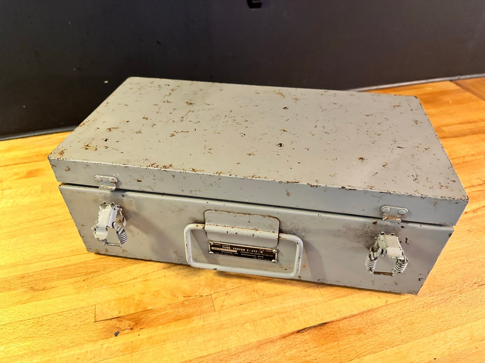 Vintage U.S. Army Signal Corps buizentester I-177-B, Verzenden, Landmacht, Amerika, Overige typen
