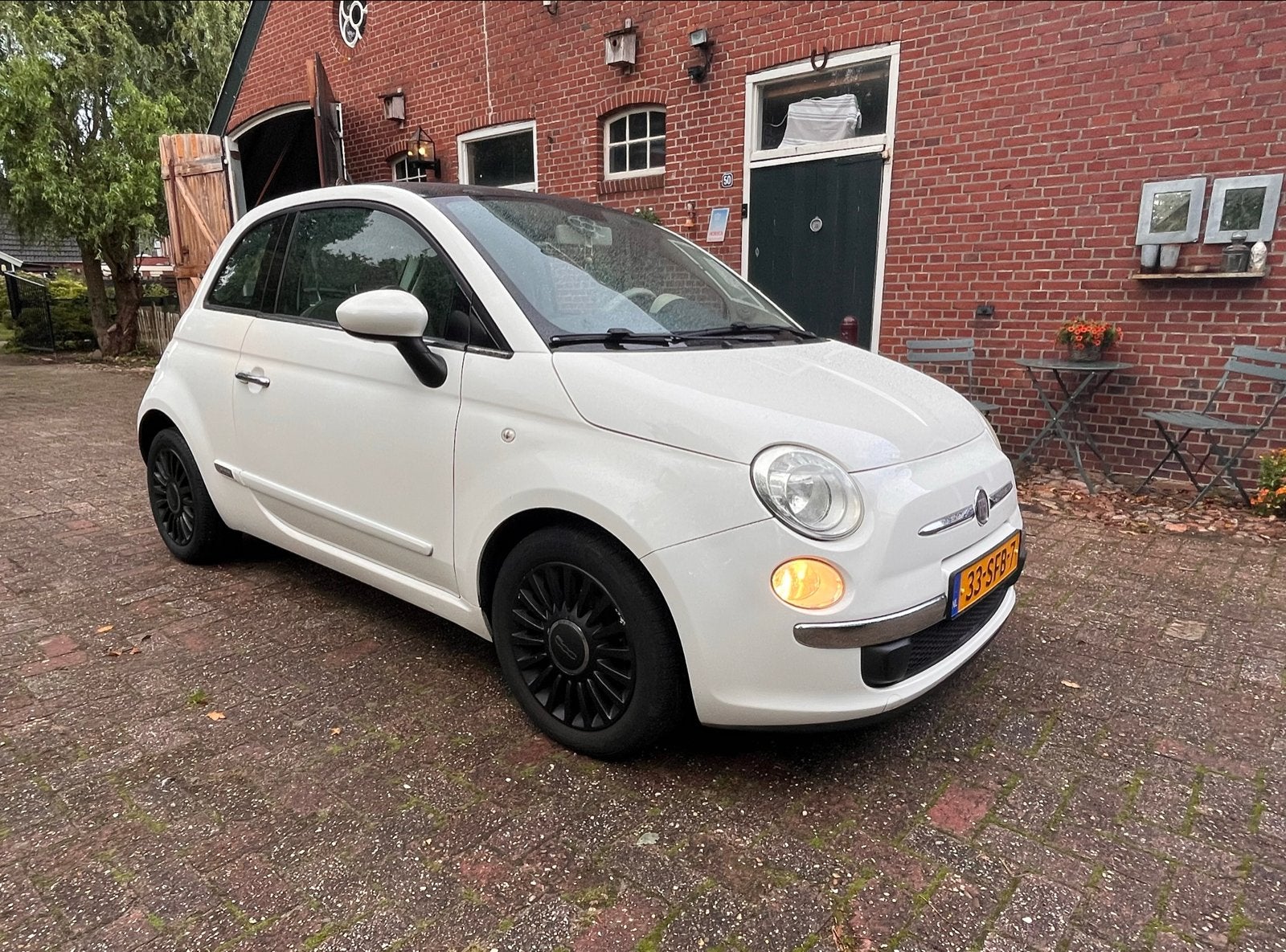 Fiat 500 1.2 AUT 2011 Wit, Auto's, 1242 cc, 4 cilinders, Wit, Origineel Nederlands