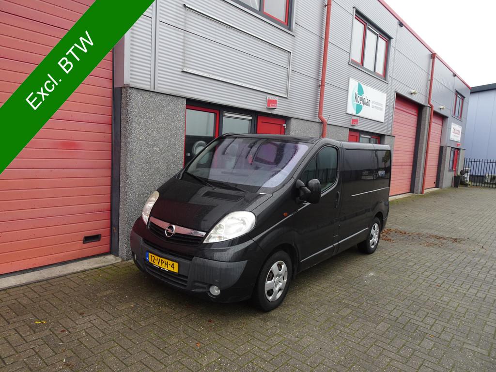 Opel Vivaro 2.5 CDTI L1H1 3 zits airco (bj 2008), Auto diversen, Schadeauto's, Opel, Automaat, Diesel, Overige carrosserieën, Zwart