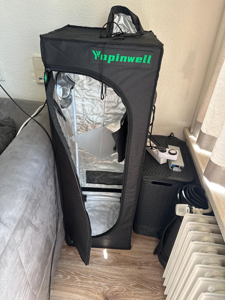 Kweektent met Samsung kweeklicht - Compleet set, Tuin en Terras, Kweekspullen, Gebruikt, Kweektent, Ophalen of Verzenden