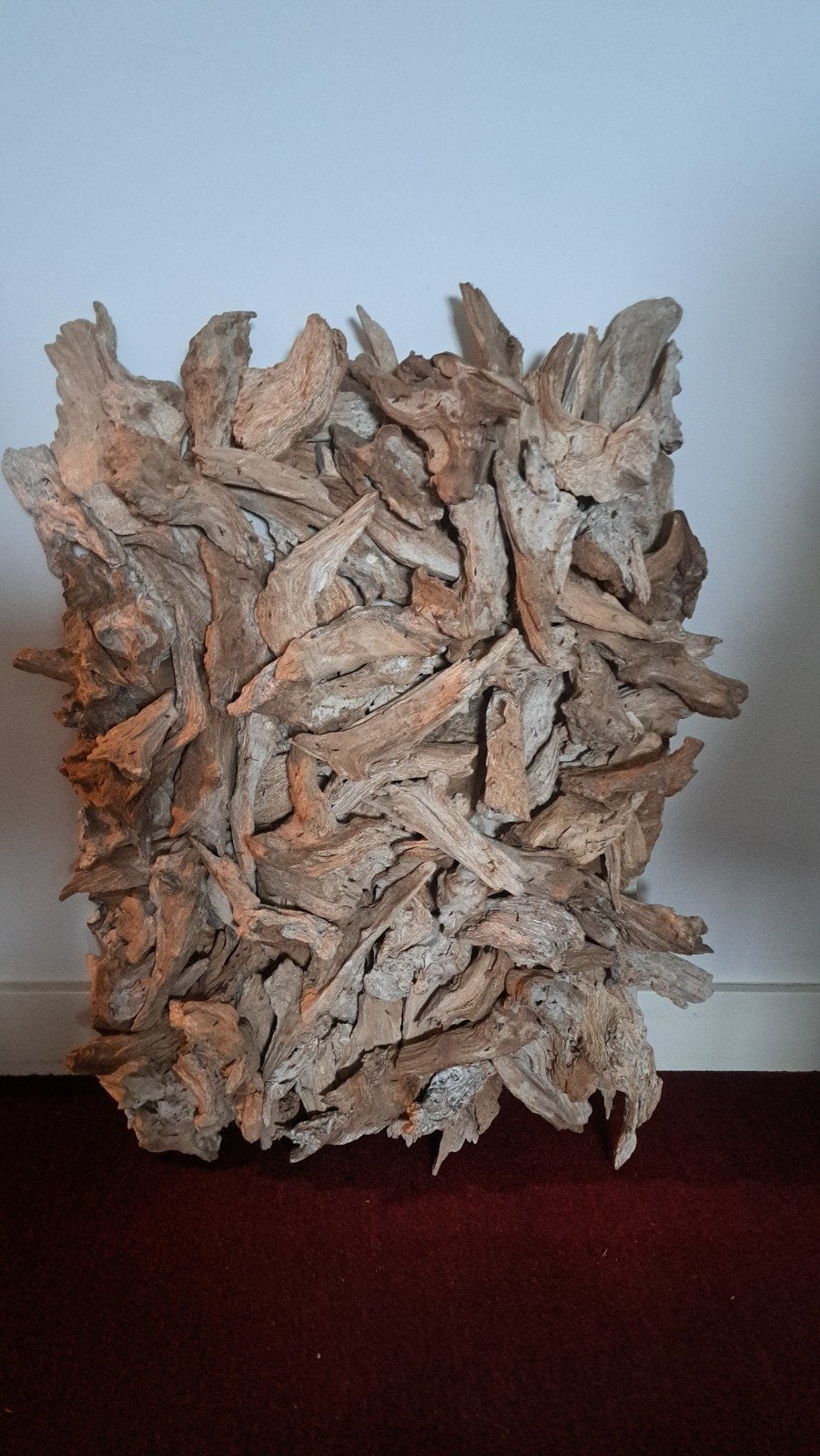 Unieke Wanddecoratie van Drijfhout - Natuurlijke Kunst, Wandsculptuur, Gebruikt, Handgemaakt, Hout