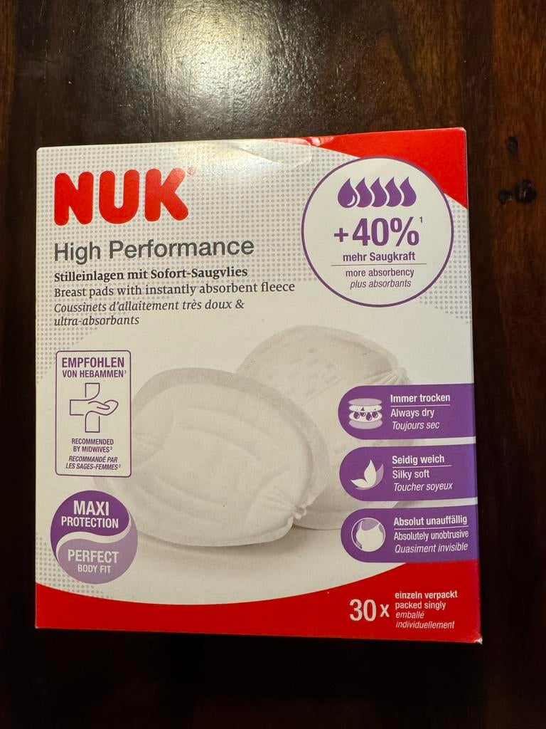 NUK High Performance zoogcompressen - 30 stuks, Ophalen of Verzenden, Nieuw