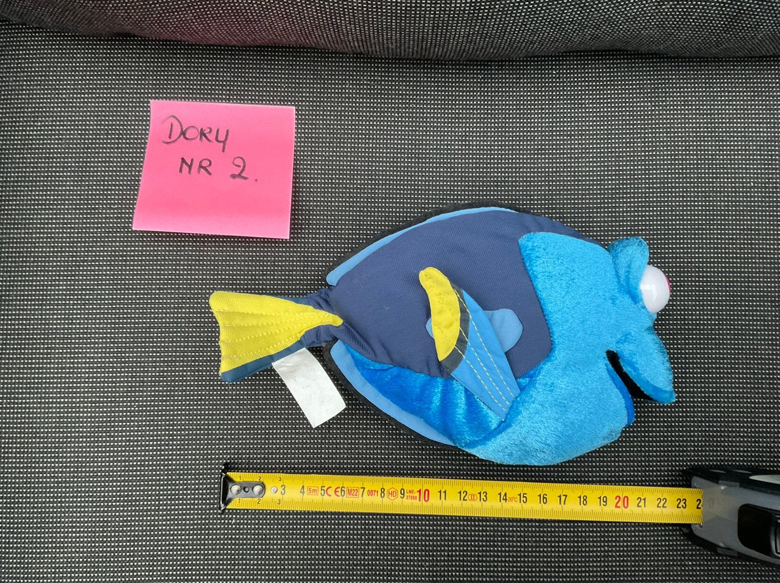 Zgan gebruikte, niet kapot, Disney Finding Nemo Dory 20cm, Ophalen, Overige figuren, Zo goed als nieuw, Knuffel